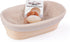 (10x6 inch) Oval Proofing Basket Set by Bread Story Oval Brotform Handmade Unbleached Natural Cane Bread Baking Kit with Cloth Liner Bread Baking ...