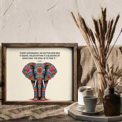 Posterizer 1 pcs-Every Experience Is A Blessing- Buddha-Quotes and Poems-Motivational & Inspirational Art-Gift For Buddhism Meditation philosophy ...