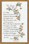 Janlynn Counted Cross Stitch Kit, The Lord's Prayer, Blue, By the yard...