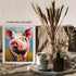 Posterizer 1 pcs- cute little pig having a stroll in nature-Art for Animal Lovers-Abstract & Modern Art- Decor for Home & Office- unframed wall ar...