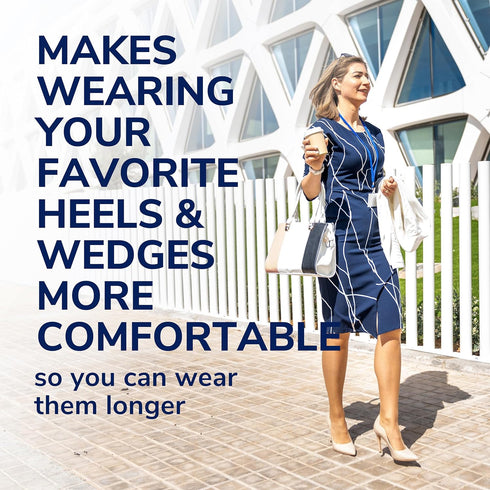 Dr. Scholl's Love Your Heels & Wedges 3/4 Length Insoles, All-Day Comfort for High Heeled Shoes, Relieve & Prevent Shoe Discomfort, Absorbs Shock,...