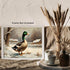 Posterizer 1 pcs-duck in snowy winter nature-oil painting style 1-Art for Animal Lovers-Landscape & Nature Art-Decor for Home & Office- unframed w...