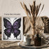 Posterizer 1 pcs- black and purple butterfy in retro gothic theme-Gothic Art-Art for Animal Lovers- Living Room Bedroom Decor- unframed wall art...