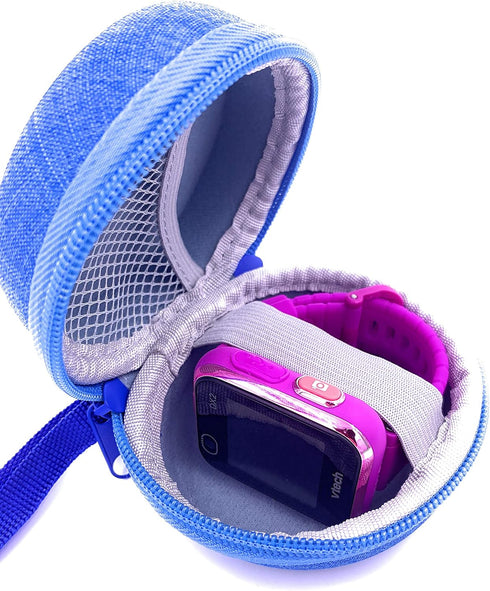 xcivi Carrying Case for VTech KidiZoom Smartwatch DX4, DX3, DX2, Gizmo Watch/Watch 2 and Little Tikes Tobi/Tobi 2 Robot Smart Watch for Kids, Comp...
