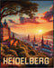 Posterizer 1 pcs-travel poster-Heidelberg-Adventure Wall Art Gift for Men Women Entrepreneur Teens Decor for Home & Office- unframed wall art...