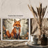 Posterizer 1 pcs- Cute red fox in the jungle-Art for Animal Lovers- Gift for Men Women Entrepreneur Teens-Decor for Home & Office- unframed wall a...