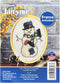 Janlynn 14 Count Top Hat Snowman Mini Counted Cross Stitch Kit, 3" by 4"...