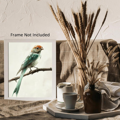 Posterizer 1 pcs-cute little birds on a branch serene scene poster -3-Art for Animal Lovers Gift for Men Women Teens Decor for Home & Office- unfr...