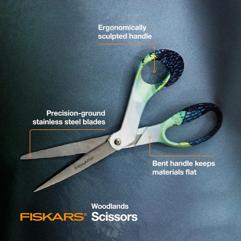 Fiskars® Explore Collection Scissors, Woodlands (8 in.)...