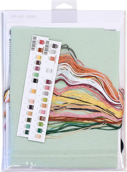 DIMENSIONS Mama Cat Counted Cross Stitch Kit, Multi-Color...