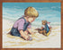 Janlynn Seashore Fun Counted Cross Stitch Kit, White...
