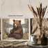 Posterizer 1 pcs- Cute bear sitting on the ground in nature-Art for Animal Lovers-Landscape & Nature Art- Gift for Men Women Teens-Living Room Be...