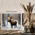 Posterizer 1 pcs-beautiful moose in snowy winter nature 1-Art for Animal Lovers-Landscape & Nature Art-Decor for Home & Office- unframed wall art...