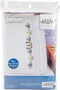 Janlynn Stamped Cross Stitch Kit, Pansy & Butterfly Pillowcase Pair...