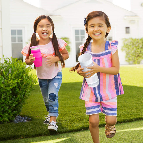 Munchkin® Miracle® 360 Spill Proof Sippy Cups, 24 and 10 Ounce, 2 Pack, Pink – Toddler and Adult Set...