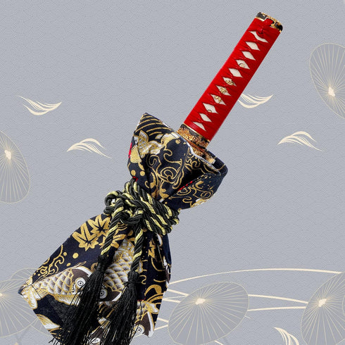 Frienda Car Shift Knob Cover Japanese Antiquity Element of Koi Fish Shift Boot Cover Boots Shifter Boot Cover Automotive Shift Knob with Rope for ...