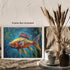 Posterizer 1 pcs- Beautiful Abstract print of a fish in the sea-Art for Animal Lovers-Abstract & Modern Art- Gift for Men Women Teens-Living Room...