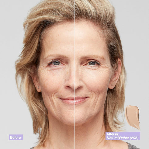 Revlon Illuminance Skin-Caring Liquid Foundation, Hyaluronic Acid, Hydrating and Nourishing Formula with Medium Coverage, 201 Creamy Natural (Pack...