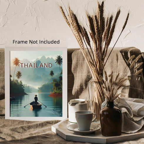 Posterizer 1 pcs-Thailand beautiful nature Travel Poster-Adventure Wall Art-GIft for Men Women Teens-Decor for Home & Office- unframed wall art...