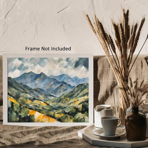 Posterizer 1 pcs- beautiful landscape-oil painting style-nature 3-Landscape & Nature Art-Floral Botanical Art- Decor for Home & Office- unframed w...