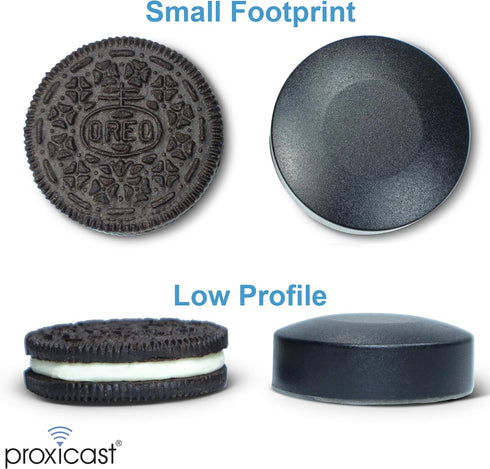 Proxicast Ultra Low-Profile Indoor/Outdoor WiFi Antenna - Triple Band 2.4/5.8/6 GHz - Fixed Through-Hole Screw Mount Bluetooth | ZigBee | WiFi Puc...