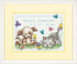 DIMENSIONS 70-73883 Pet Friends Birth Record, Counted Cross Stitch , White...