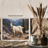 Posterizer 1 pcs- Mountain goat with a background of nature-Art for Animal Lovers- Gift for Men Women Entrepreneur Teens-Decor for Home & Office- ...