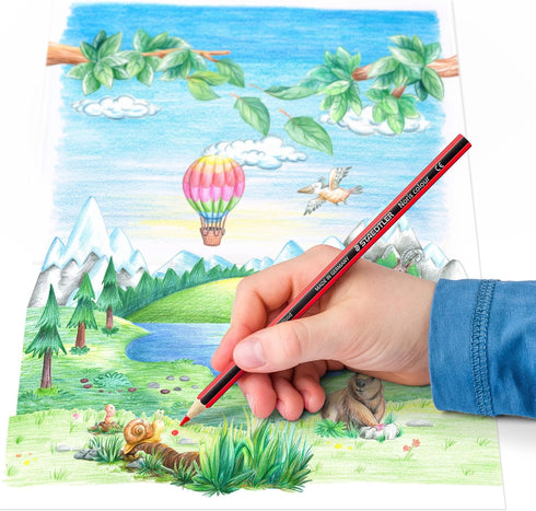STAEDTLER 185 M36 Noris Colour Colouring Pencils - 36 Assorted Colours (Tin of 36 Pencils)...