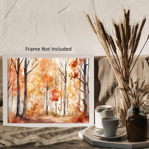 Posterizer 1 pcs- beautiful jungle trees scenary landscape 13-Landscape & Nature Art-Floral Botanical Art- Decor for Home & Office- unframed wall ...