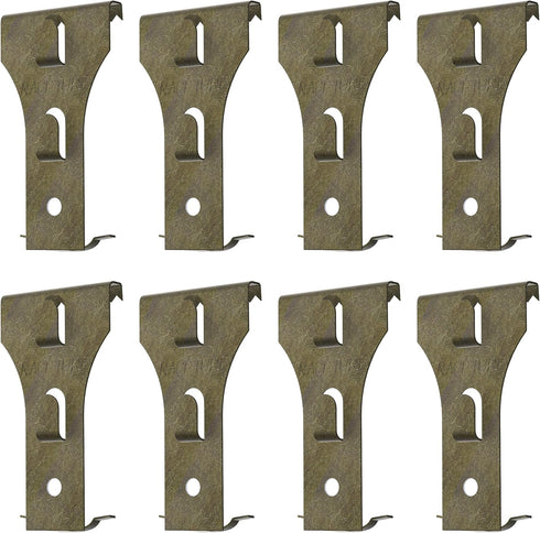 NACETURE Brick Hook Clips (8Pack) - Require More Than 1/8” Brick Wall Cement Gap., Fits 2-1/4 to 2-2/5 Inch Bricks Size...