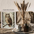 Posterizer 1 pcs-owl in nature-winter snowy scene in oil painting style-13-Art for Animal Lovers-Landscape & Nature Art-Decor for Home & Office- u...