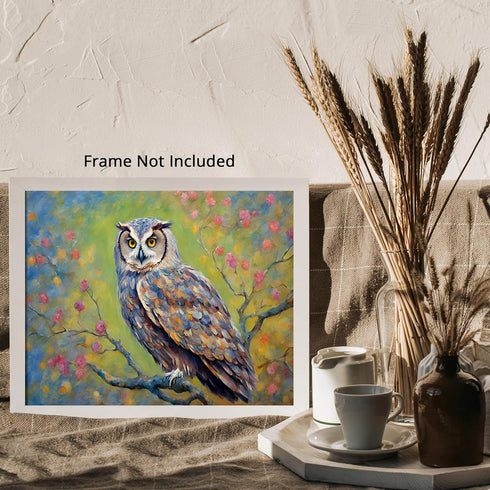 Posterizer 1 pcs- beautiful wild own in the wildnerness-Art for Animal Lovers-Landscape & Nature Art- Living Room Bedroom Decor- unframed wall art...