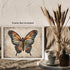 Posterizer 1 pcs- Beautiful butterfly in a rustic brown background-Art for Animal Lovers- Gift for Men Women Entrepreneur Teens-decor for Bedroom,...