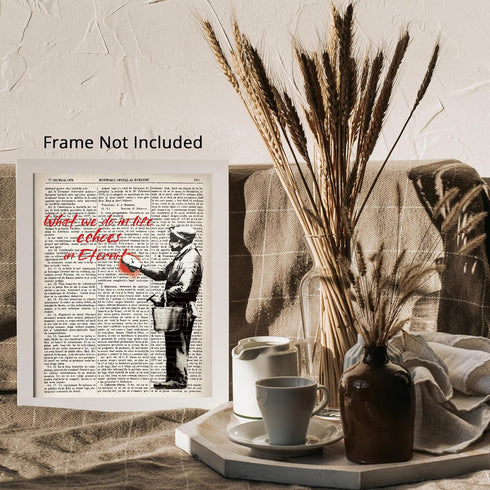 Posterizer 1 pcs-What we Do in Life Echoes in Eternity-Gladiator Russell Crowe-Movie & Cinema Art-Quotes-Gift for movie lovers-Decor for Home & Of...