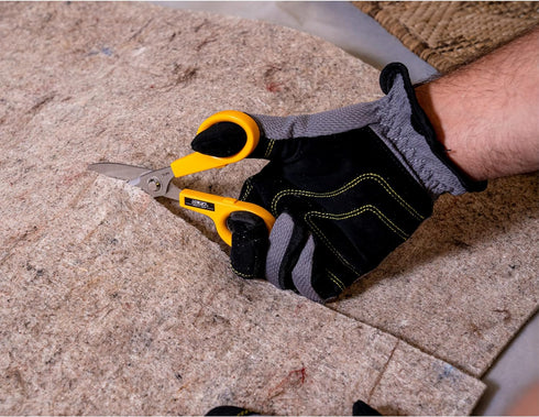 OLFA 5" Serrated Edge Stainless Steel Scissors (SCS-1) - 5 Inch Multi-Purpose Heavy Duty Scissors w/ Sharp Blades & Comfort Grip for Home, Office,...