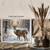 Posterizer 1 pcs-majestic deer in snowy winter scene-oil painting style-1-Art for Animal Lovers-Landscape & Nature Art-Decor for Home & Office- un...