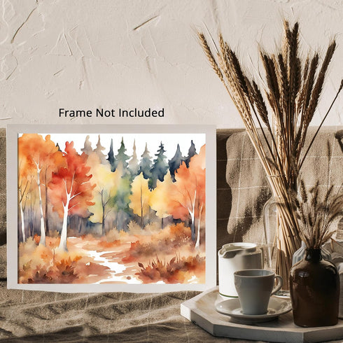 Posterizer 1 pcs- beautiful jungle trees scenary landscape 12-Landscape & Nature Art-Floral Botanical Art- Decor for Home & Office- unframed wall ...