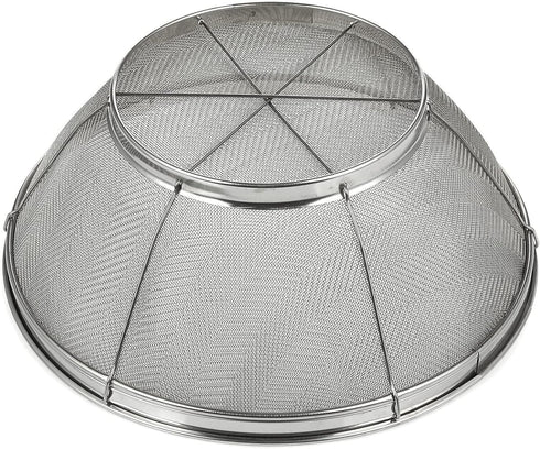 Juvale Fine Mesh Strainer 11" x 4" - Stainless Steel Rice Strainer & Mesh Colander for Pasta, Quinoa & Yogurt - (Silver Colour)...