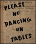 Posterizer 1 pcs-Retro Dictionary print-Please no dancing on tables-Quotes and Poems-Motivational & Inspirational Art-Decor for Home & Office- unf...
