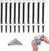 Wisdompro Stylus Tether, 10 Pack of Detachable Elastic Coil Tether Strings/Lanyards with 3.5mm Earphone Jack for Stylus Pens - Black......