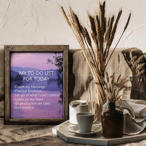 Posterizer 1 pcs-kind reminders-purple girly aesthetic-Quotes and Poems-Motivational & Inspirational Art-Gift for Men Women Entrepreneur Teens- UN...