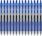 Pilot, G2 Premium Gel Roller Pens, Fine Point 0.7 mm, Blue, Pack of 14...