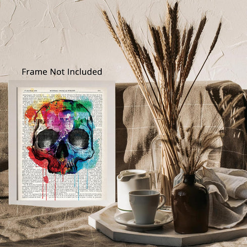 Posterizer 1 pcs-DJ Chimp Dictionary Art-Art for Animal Lovers-Urban Art-Gift for Street Art, Mural Fans-Decor for Home & Office- unframed wall ar...