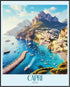 Posterizer 1 pcs-Capri Italy Cute Aesthetic Travel Print-Adventure Wall Art-GIft for Men Women Teens-Decor for Home & Office- unframed wall art...