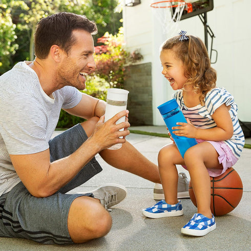 Munchkin® Miracle® 360 Spill Proof Sippy Cups, 24 and 10 Ounce, 2 Pack, Green/White – Toddler and Adult Set...