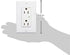 Leviton 5280-W 15 Amp, 125 Volt, Decora Plus Duplex Surge Suppressor Receptacle, Straight Blade, Industrial Grade, Self Grounding, White