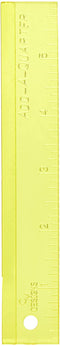 CM Designs Add-A-Quarter 6 Inch Yellow Ruler, 6"