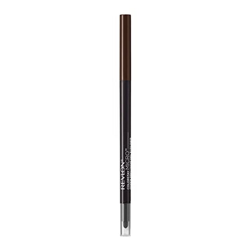 Gel Eyeliner by Revlon, ColorStay Micro Hyper Precision Eye Makeup with Built-in Smudger, Waterproof, Longwearing with Micro Precision Tip, 215 Brown, 0.01 Oz