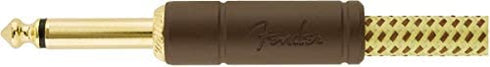 Fender Deluxe Series Instrument Cable, Straight/Straight, Tweed, 10ft