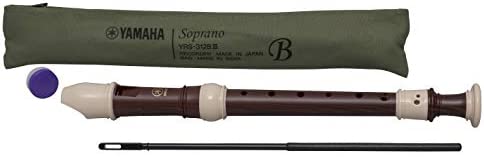 Yamaha YRS-312B Soprano Recorder, simulated Rosewood finish, Key of C